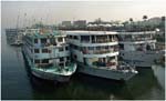 005. Nile cruise boats at Luxor