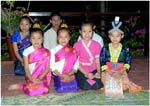 008. Lao dancers at Pak Beng